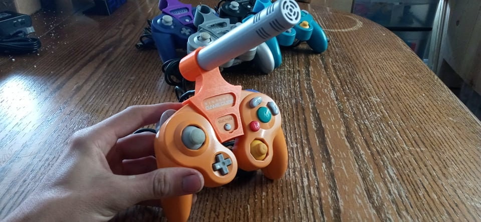 Nintendo GameCube Microphone Controller Clip