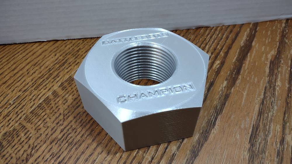 BattleBots Giant "Mini" Nut (3D Printed)