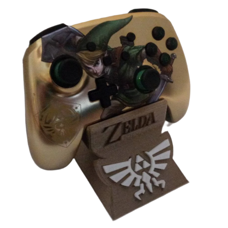 Nintendo Switch Enhanced Pro Controller Stand (Zelda Gold)