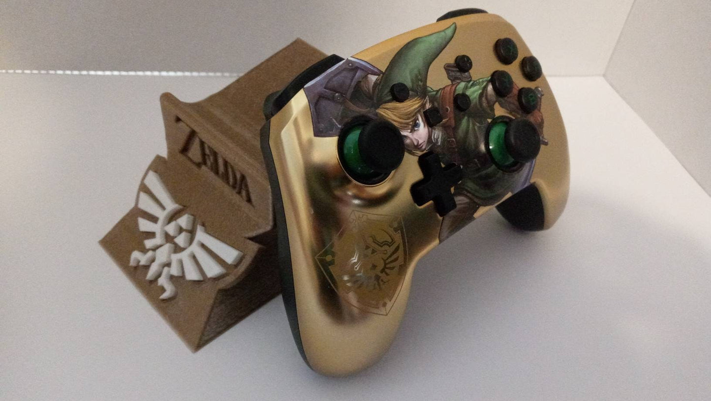 Nintendo Switch Enhanced Pro Controller Stand (Zelda Gold)