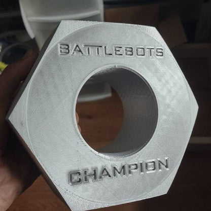 BattleBots Champion Giant Nut (3D Printed)